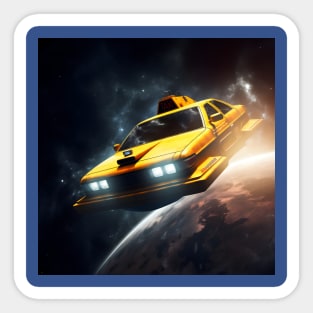 Space Taxi Sticker